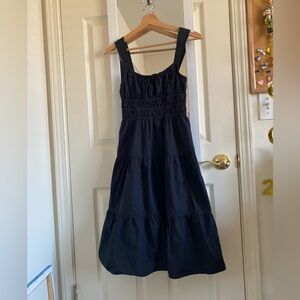 Aritzia Martine Midi Dress Black XS